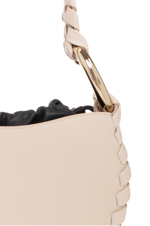 chloe cap daria medium leather shoulder bag - Cream 'Mate Small